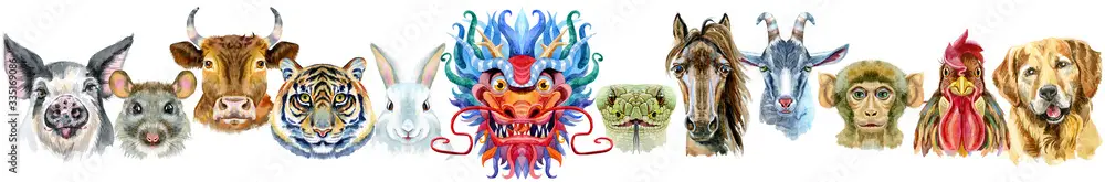 Chinese Astrology Zodiac Symbols